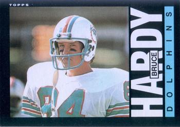#312 Bruce Hardy - Miami Dolphins - 1985 Topps Football