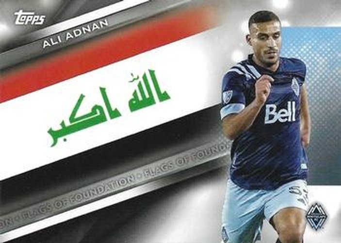 #FF-12 Ali Adnan - Vancouver Whitecaps - 2021 Topps MLS Soccer - Flags of Foundation