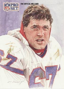 #412 Kent Hull - Buffalo Bills - 1991 Pro Set Football