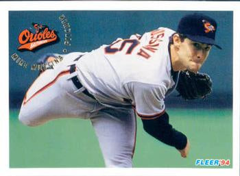 #12 Mike Mussina - Baltimore Orioles - 1994 Fleer Baseball