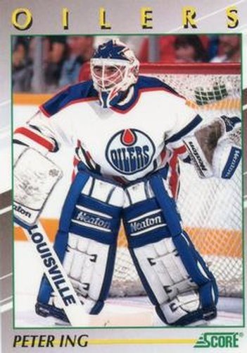 #12 Peter Ing - Edmonton Oilers - 1991-92 Score Young Superstars Hockey