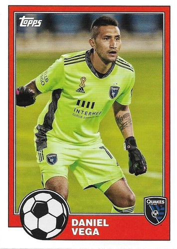 #T81-12 Daniel Vega - San Jose Earthquakes - 2021 Topps MLS Soccer - 1981 Throwback