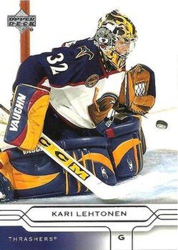 #12 Kari Lehtonen - Atlanta Thrashers - 2004-05 Upper Deck Hockey