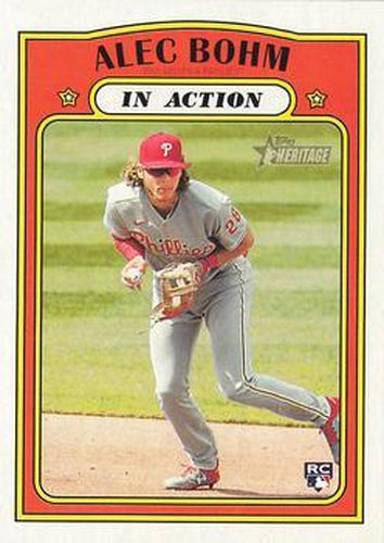 #12 Alec Bohm - Philadelphia Phillies - 2021 Topps Heritage Baseball