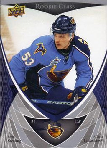 #12 Brett Sterling - Atlanta Thrashers - 2007-08 Upper Deck Rookie Class Box Set Hockey