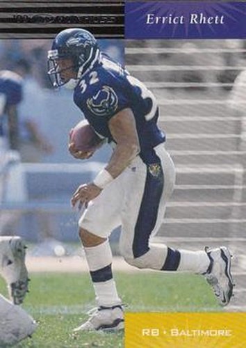 #12 Errict Rhett - Baltimore Ravens - 1999 Donruss Football