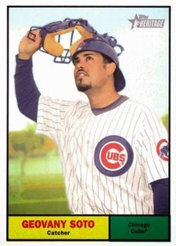 #12 Geovany Soto - Chicago Cubs - 2010 Topps Heritage Baseball