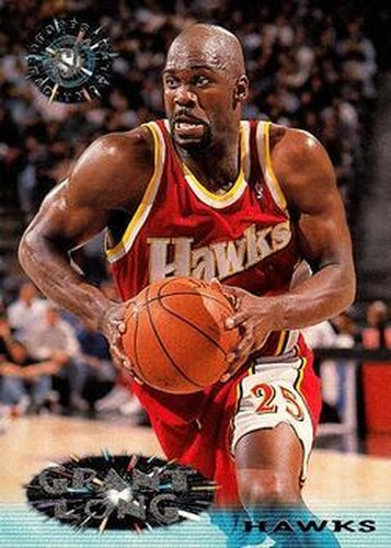 #12 Grant Long - Atlanta Hawks - 1995-96 Stadium Club Basketball