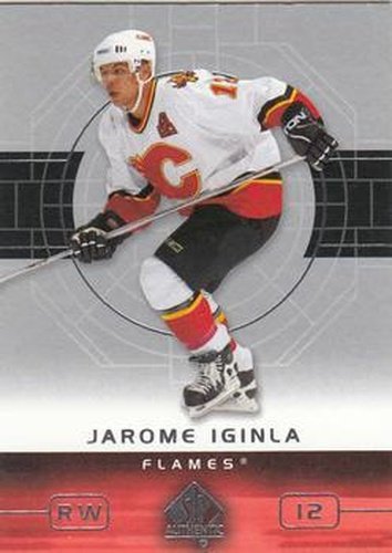 #12 Jarome Iginla - Calgary Flames - 2002-03 SP Authentic Hockey