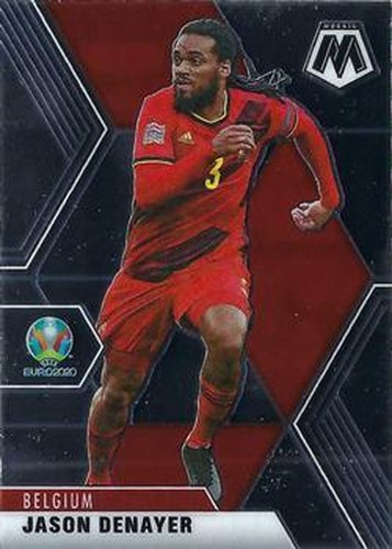 #12 Jason Denayer - Belgium - 2021 Panini Mosaic UEFA EURO Soccer