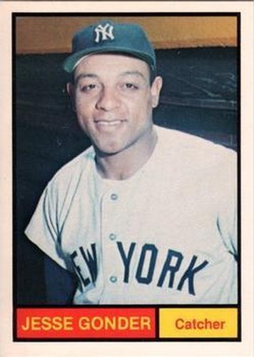 #12 Jesse Gonder - New York Yankees -1982 Galasso 1961 World Champions New York Yankees Baseball