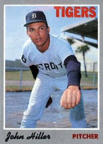 #12 John Hiller - Detroit Tigers - 1970 Topps Baseball