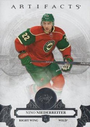 #12 Nino Niederreiter - Minnesota Wild - 2017-18 Upper Deck Artifacts Hockey