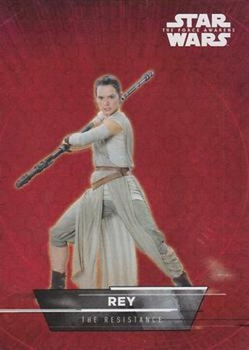 #12 Rey - 2015 Topps Star Wars The Force Awakens - Stickers