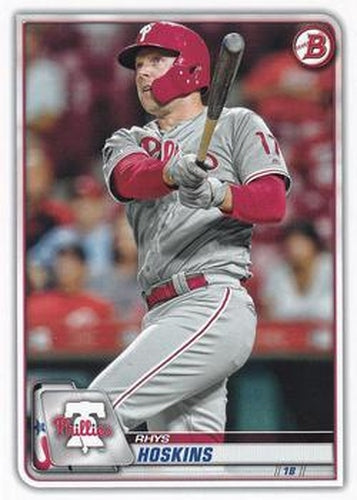 #12 Rhys Hoskins - Philadelphia Phillies - 2020 Bowman Baseball