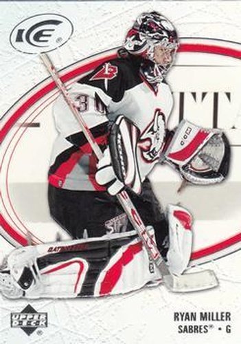#12 Ryan Miller - Buffalo Sabres - 2005-06 Upper Deck Ice Hockey