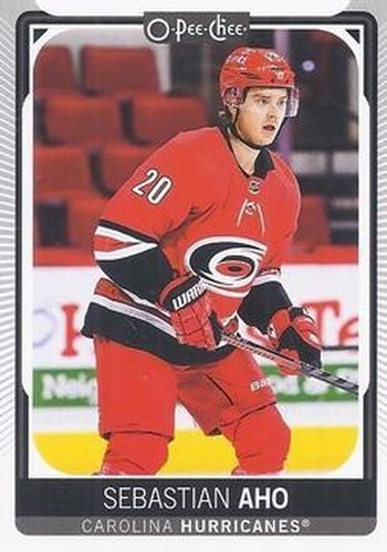#12 Sebastian Aho - Carolina Hurricanes - 2021-22 O-Pee-Chee Hockey