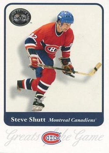 #12 Steve Shutt - Montreal Canadiens - 2001-02 Fleer Greats of the Game Hockey
