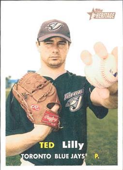 #12 Ted Lilly - Toronto Blue Jays - 2006 Topps Heritage Baseball