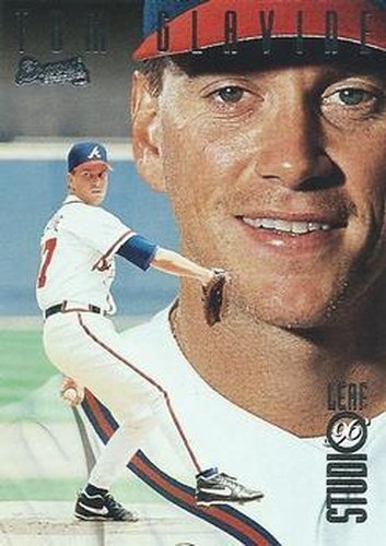 #12 Tom Glavine - Atlanta Braves - 1996 Studio Baseball