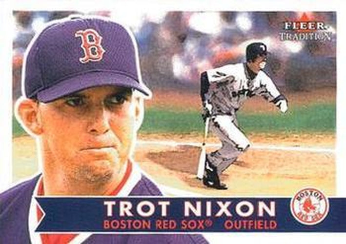 #12 Trot Nixon - Boston Red Sox - 2001 Fleer Tradition Baseball