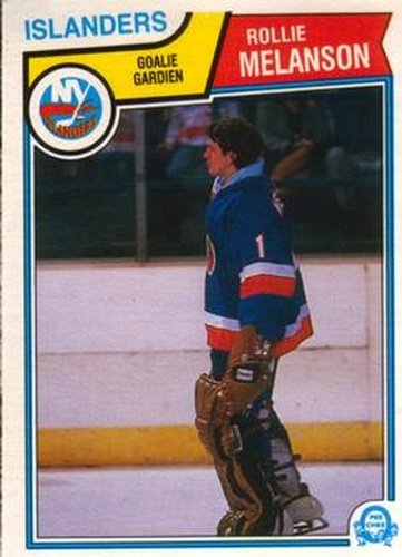 #12 Rollie Melanson - New York Islanders - 1983-84 O-Pee-Chee Hockey