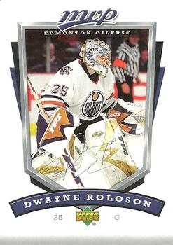 #112 Dwayne Roloson - Edmonton Oilers - 2006-07 Upper Deck MVP Hockey