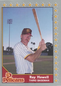 #12 Roy Howell - St. Petersburg Pelicans - 1990 Pacific Senior League Baseball
