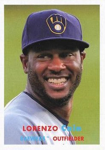 #12 Lorenzo Cain - Milwaukee Brewers - 2021 Topps Archives Baseball