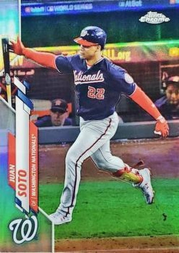 #12b Juan Soto - Washington Nationals - 2020 Topps Chrome Baseball