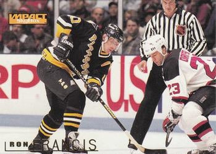 #130 Ron Francis - Pittsburgh Penguins - 1995-96 SkyBox Impact Hockey