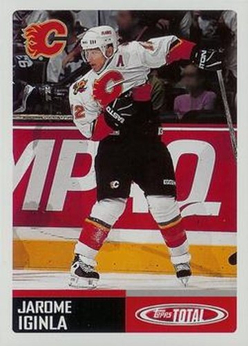 #130 Jarome Iginla - Calgary Flames - 2002-03 Topps Total Hockey