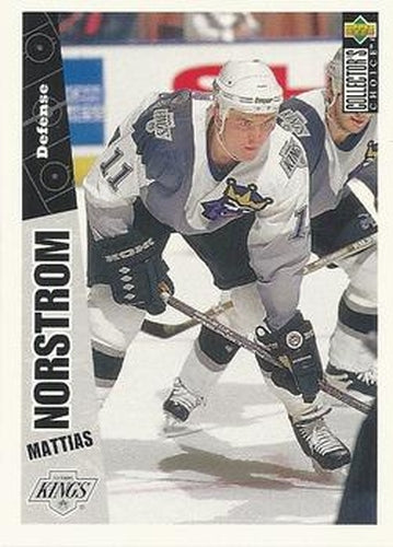 #130 Mattias Norstrom - Los Angeles Kings - 1996-97 Collector's Choice Hockey