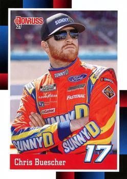 #130 Chris Buescher - Roush Fenway Racing - 2021 Donruss Racing