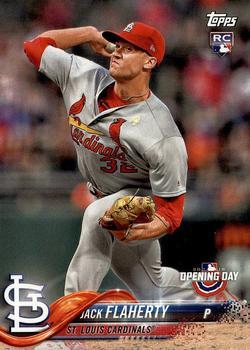 #130 Jack Flaherty - St. Louis Cardinals - 2018 Topps Opening Day Baseball