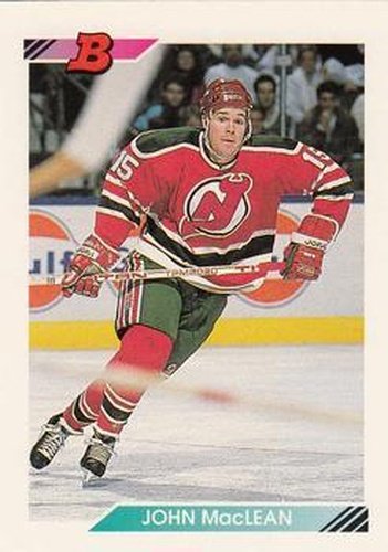 #130 John MacLean - New Jersey Devils - 1992-93 Bowman Hockey
