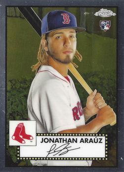 #130 Jonathan Arauz - Boston Red Sox - 2021 Topps Chrome Platinum Anniversary Baseball