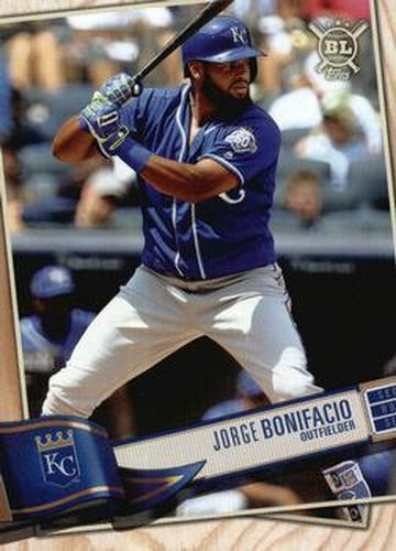 #130 Jorge Bonifacio - Kansas City Royals - 2019 Topps Big League Baseball