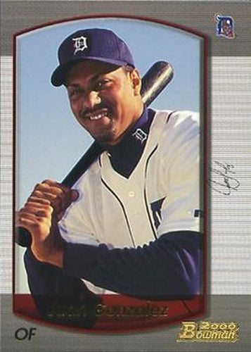 #130 Juan Gonzalez - Detroit Tigers - 2000 Bowman Baseball
