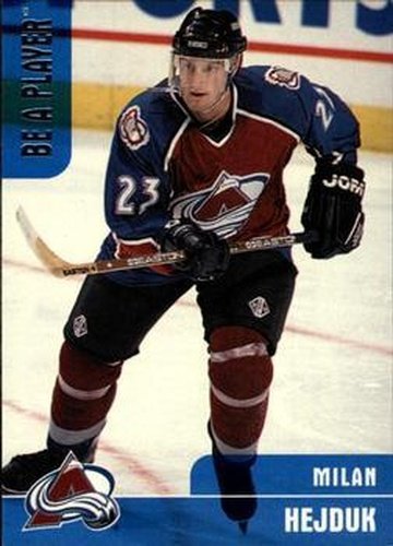 #130 Milan Hejduk - Colorado Avalanche - 1999-00 Be a Player Memorabilia Hockey