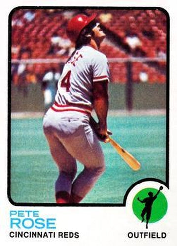 #130 Pete Rose - Cincinnati Reds - 1973 Topps Baseball