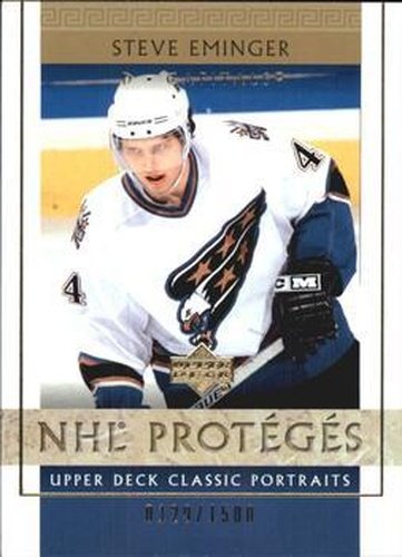 #130 Steve Eminger - Washington Capitals - 2002-03 Upper Deck Classic Portraits Hockey