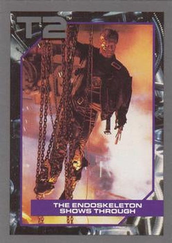#130 The Endoskeleton Shows Through - 1991 Impel Terminator 2