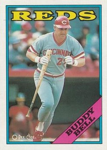 #130 Buddy Bell - Cincinnati Reds - 1988 O-Pee-Chee Baseball