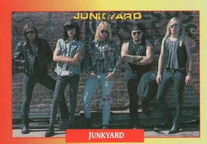 #130 Junkyard - 1991 Brockum Rock Cards