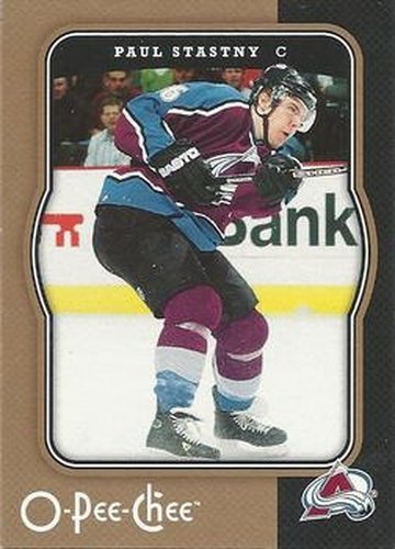 #130 Paul Stastny - Colorado Avalanche - 2007-08 O-Pee-Chee Hockey