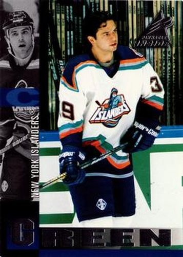 #130 Travis Green - New York Islanders - 1997-98 Pinnacle Inside Hockey