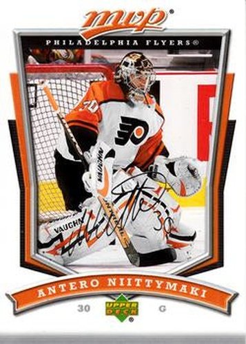 #130 Antero Niittymaki - Philadelphia Flyers - 2007-08 Upper Deck MVP Hockey