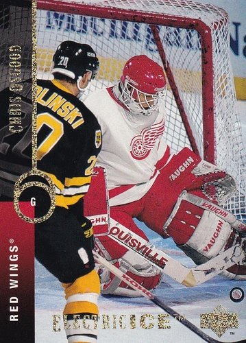 #130 Chris Osgood - Detroit Red Wings - 1994-95 Upper Deck Hockey - Electric Ice