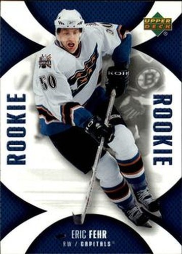 #130 Eric Fehr - Washington Capitals - 2006-07 Upper Deck Mini Jersey Hockey
